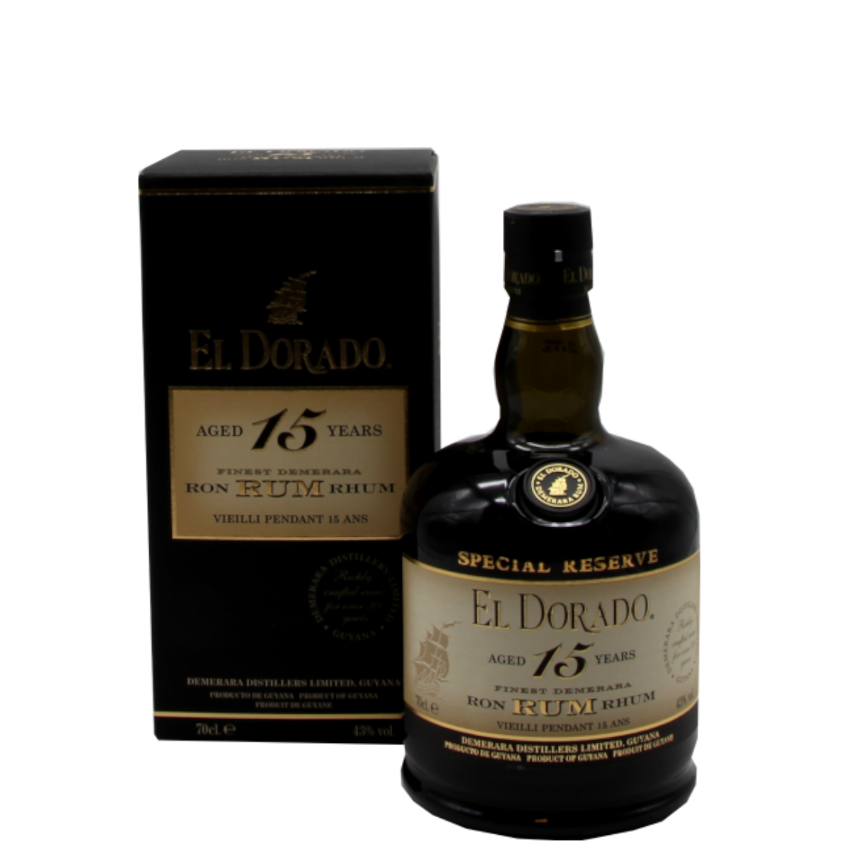 Rum EL DORADO 15 Jahre Special Reserve | 43 % | 0,7 L