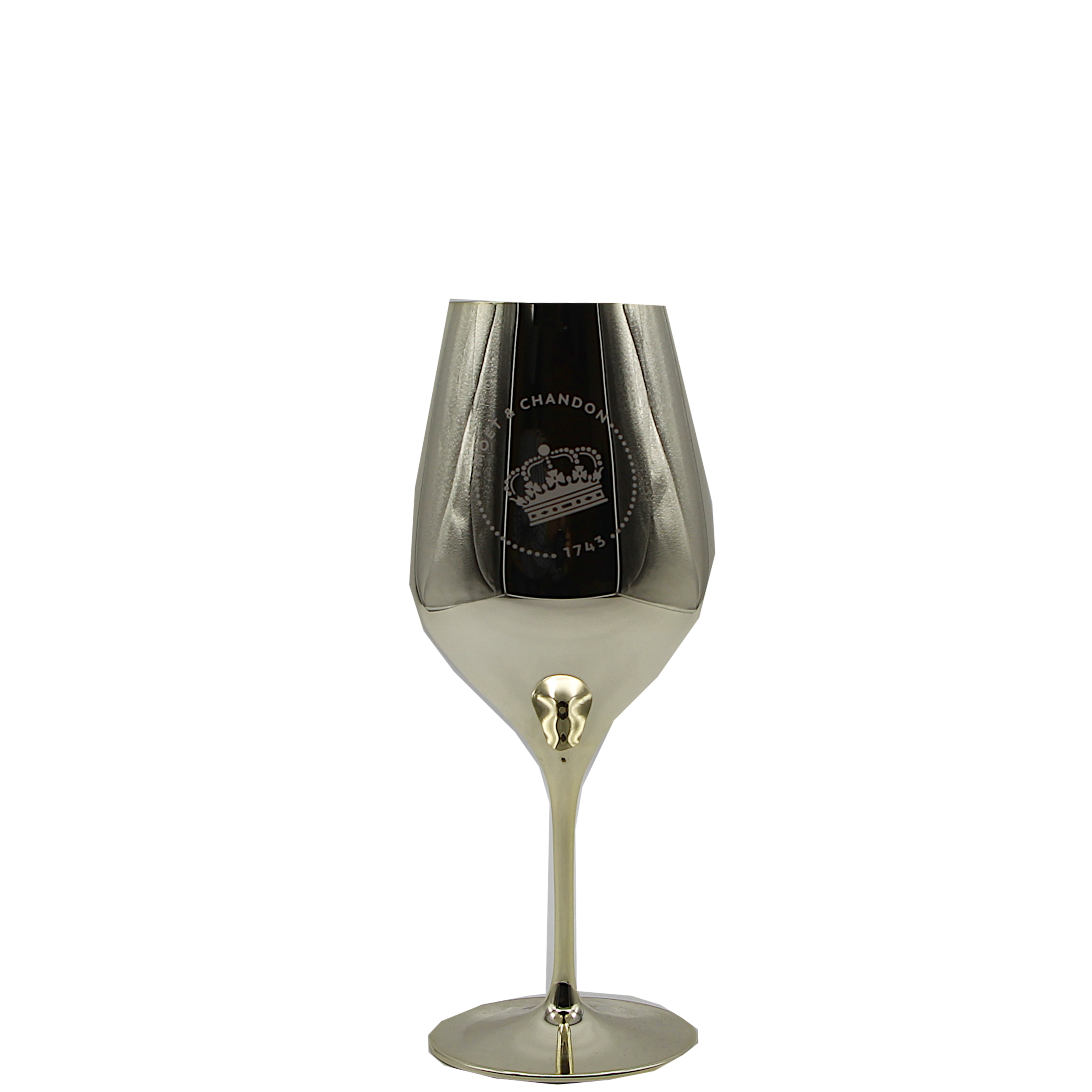 Moët & Chandon Champagner-Kelch Gold 0,1l geeicht