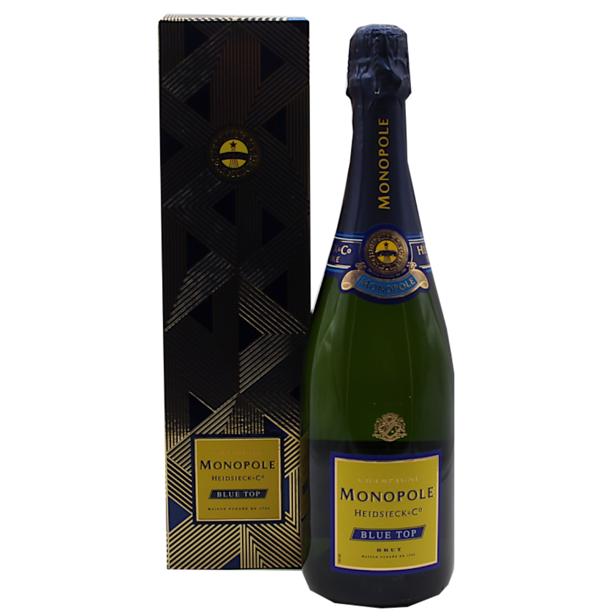 Monopole Heidsieck & Co. Blue Top Brut Champagne | 0,75 L | inkl. Geschenkverpackung