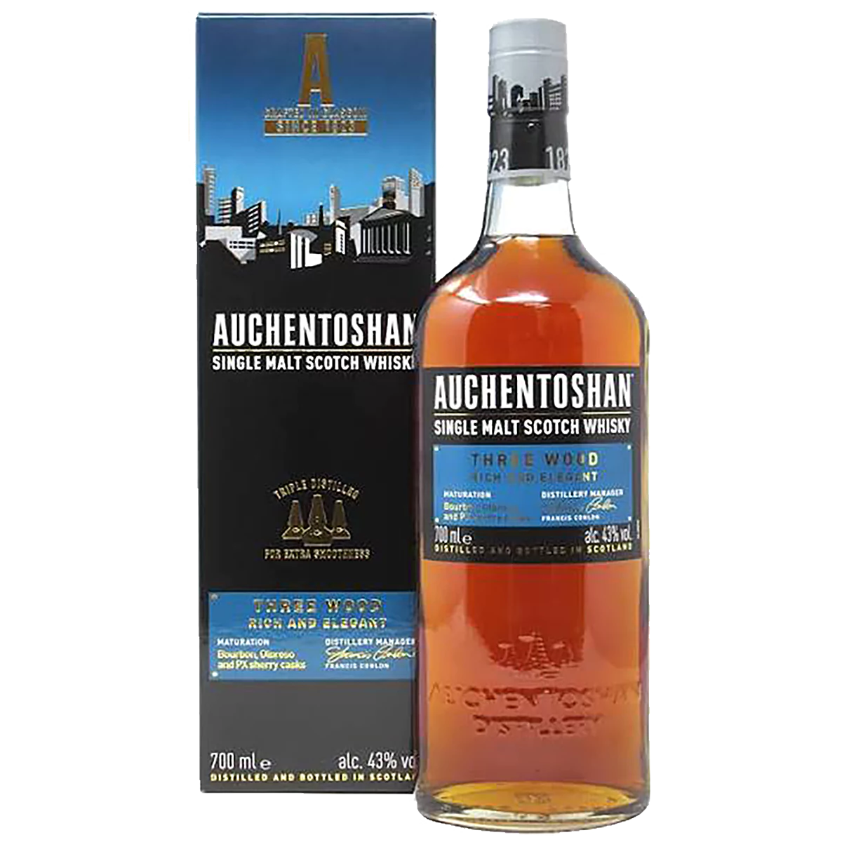 Auchentoshan Three Wood Single Malt | 43 % | 0,7 L