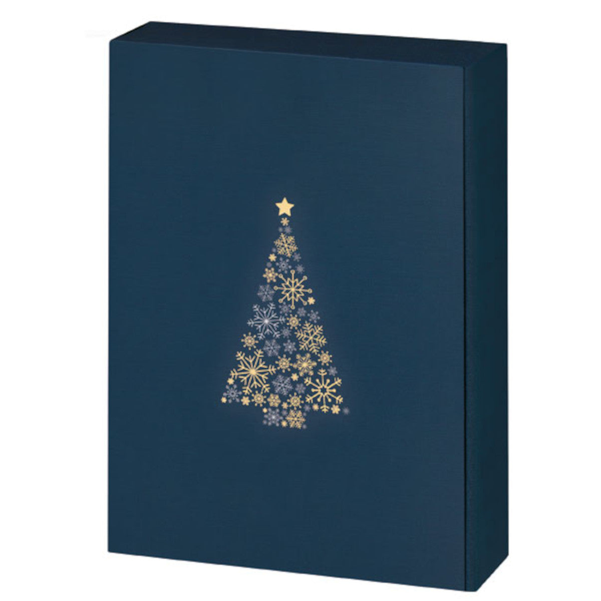 Präsentkarton Weihnachtsbaum für drei Flaschen