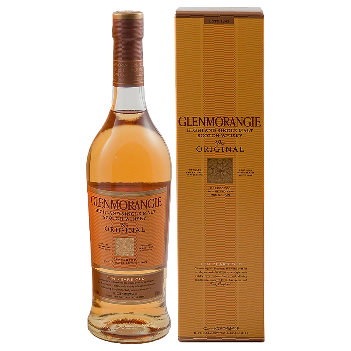 Glenmorangie 10 Jahre Single Malt | 40 % | 1,0 L