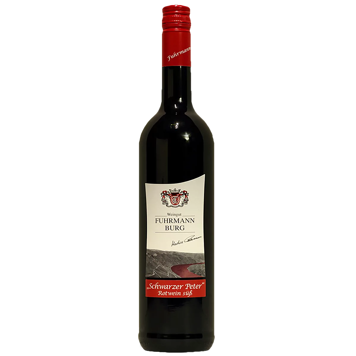 Mosel Rotwein "Schwarzer Peter" süß | 0,75 L
