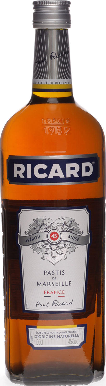 Ricard Pastis de Marseille | 45 % | 1,0 L