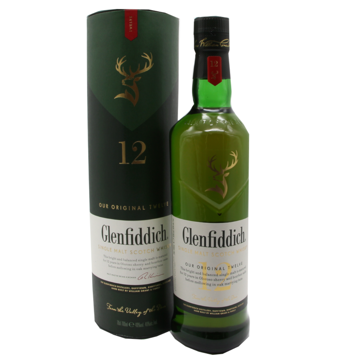 Restposten-Glenfiddich 12 Jahre Single Malt Scotch Whisky | 40% | 0,70 L