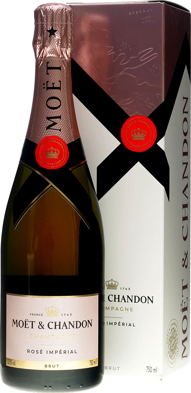 Moët & Chandon Rosé Impérial | 12,5 % | 0,75 L | Geschenkbox