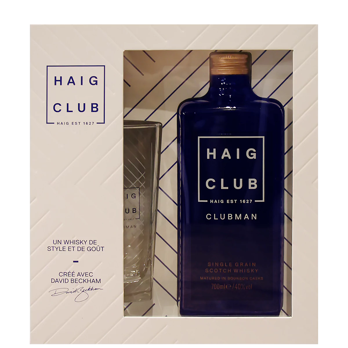 Haig Club Clubman + 1 Glas Geschenkset | 40 % | 0,7 L