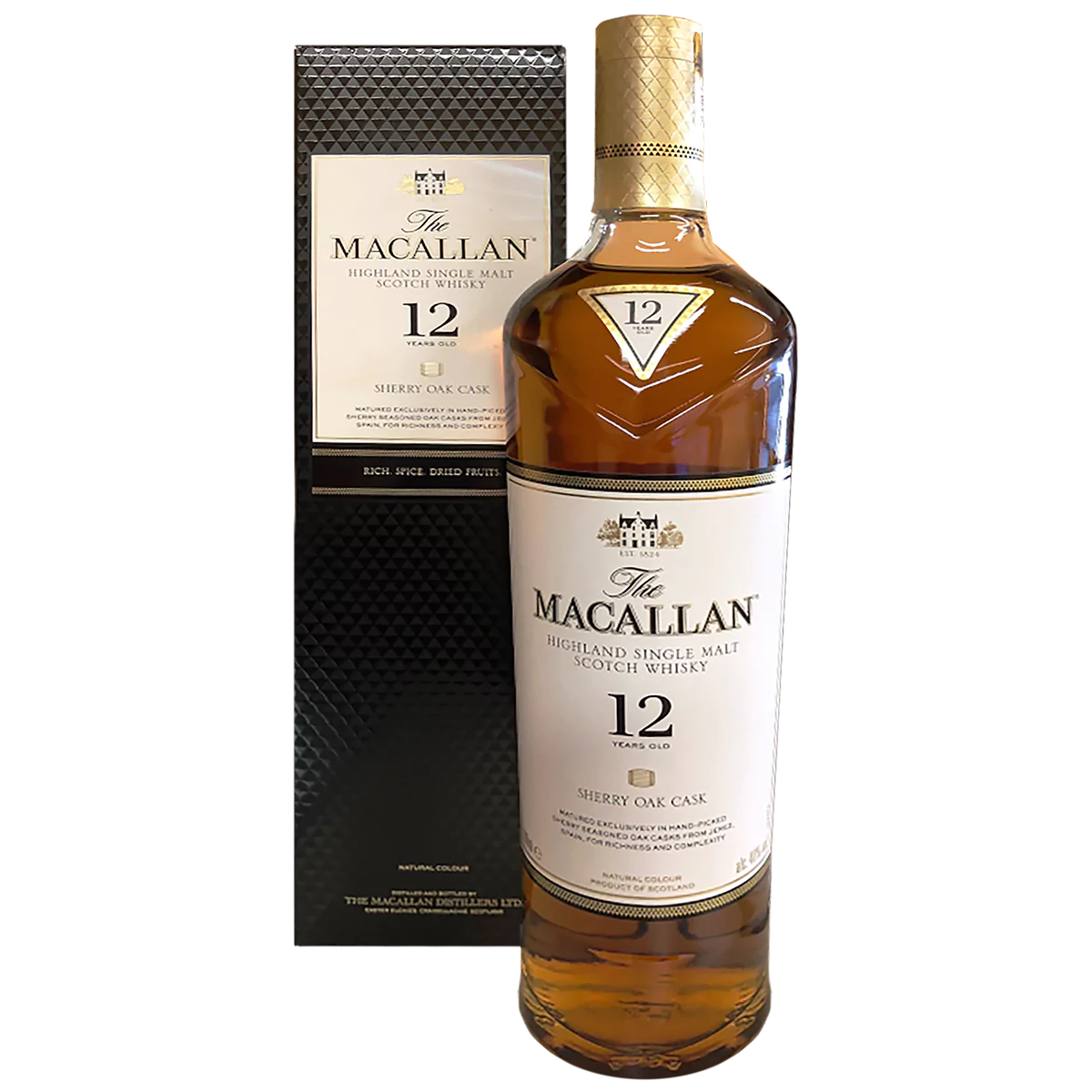 The Macallan Sherry Oak Single Malt 12 Jahre | 40 % | 0,7 L