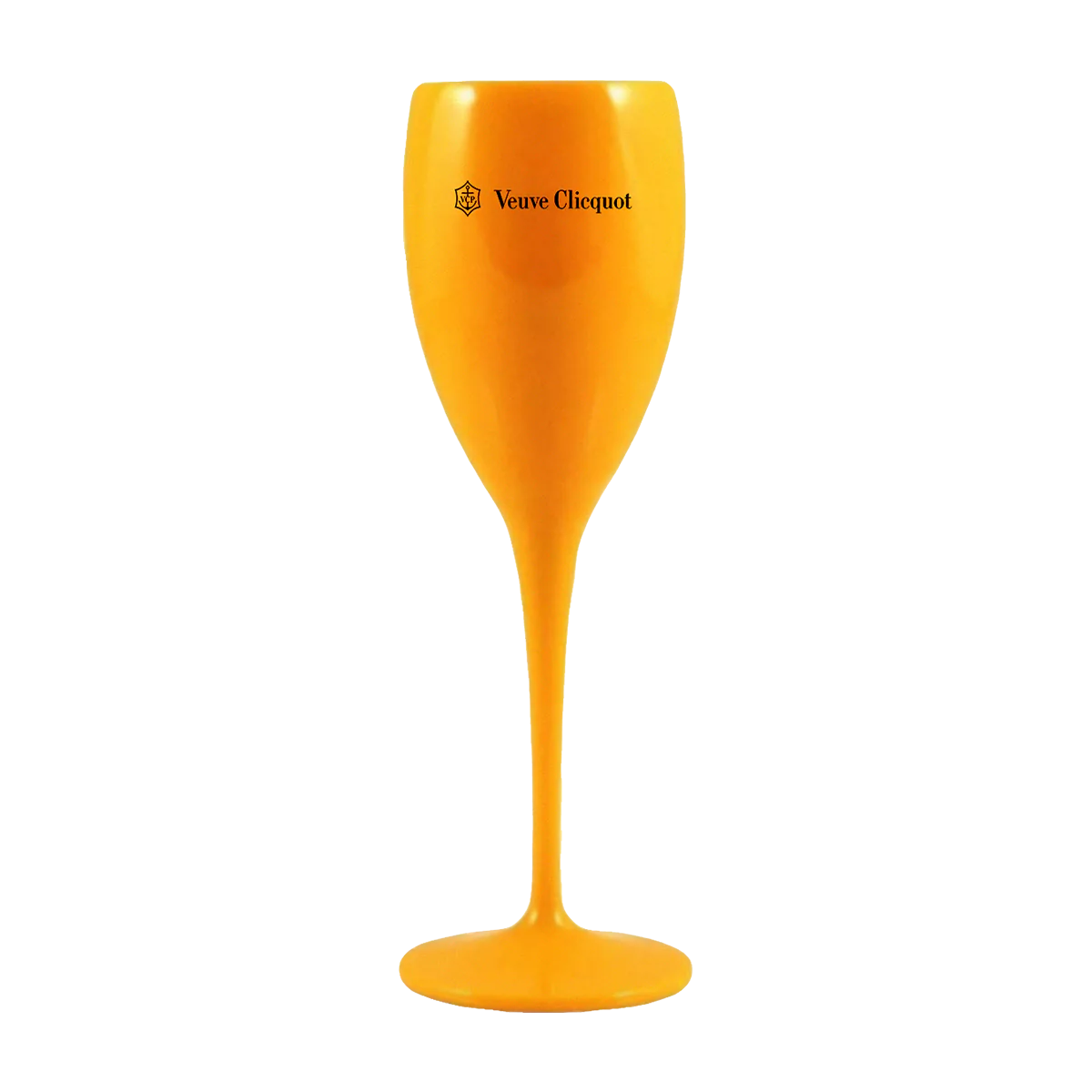 Veuve Clicquot Champagner-Flöte Acryl orange |  0,18 L